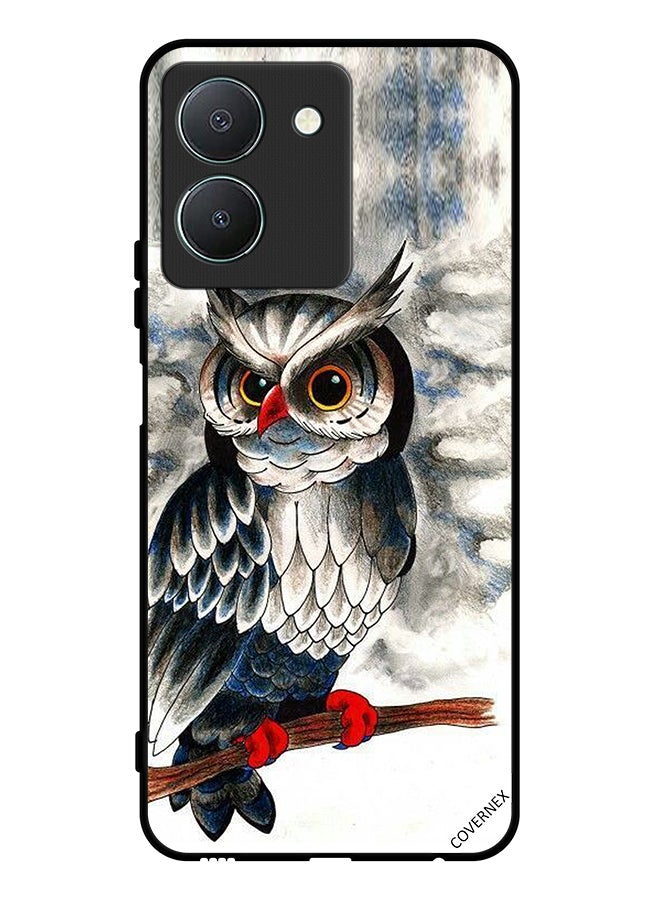 Covernex Protective Case Cover For Vivo Y36 4G Owl Drawing Art - Image 1