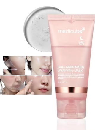 Medicube Collagen Night Wrapping Peel Off Facial Mask - Overnight Sleeping Mask For Elasticity & Hydration Care, Reduces Sagging & Dullness - Collagen Extract For Radiant Skin - pzsku/Z368CBE212C80021ABD81Z/45/1752574760/12043db3-0da8-4d41-b9ee-60a73b1fd852