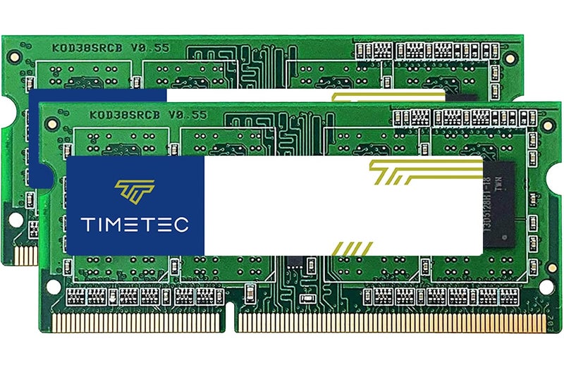 Timetec 8GB KIT(2x4GB) DDR3L / DDR3 1600MHz PC3L-12800 / PC3-12800 Non-ECC Unbuffered 1.35V / 1.5V CL11 1Rx8 Single Rank 204 Pin SODIMM Laptop Notebook PC Computer Memory RAM Module Upgrade - Image 2