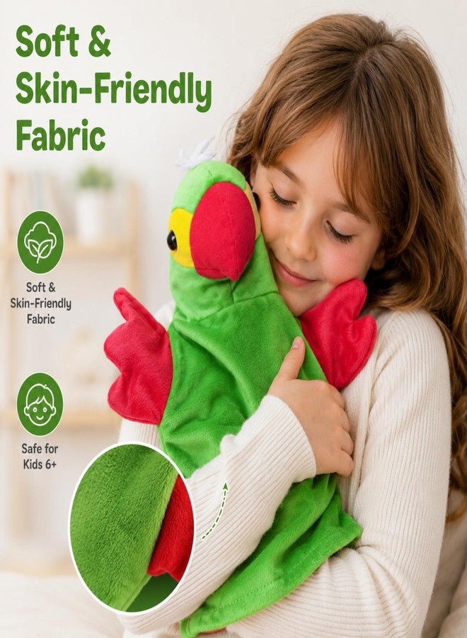 VARUSH Hand Puppet Toy for Kids Bird Puppet Set Soft Cloth Animal Finger Puppets for Storytelling Role Play Interactive Learning Toys for Boys Girls Preschool Gift (Pack of 2) - Image 4