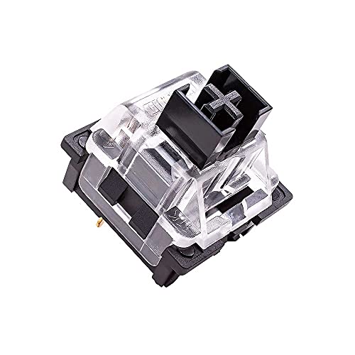 GranVela OUTEMU (Gaote) Black Switches - 20 Pack -3 pin DIY Replaceable Linear Heavy 60g Force Key Switches Replacement Switches or Mechanical Keyboard - Image 1