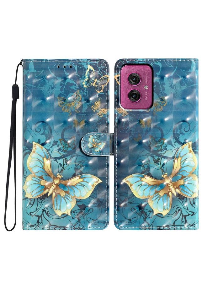 Zaboon - For Motorola Moto G55 3D Pattern Leather Phone Case(3D Butterfly) - Image 1