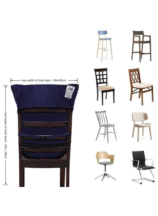 DUNISO Baby Portable High Chair Travel Strap Seat，Universal Washable Toddler Chair Seats Belt，Travel Harness Seat with Adjustable Shoulder Strap，for Indoor and Outdoor - Image 3