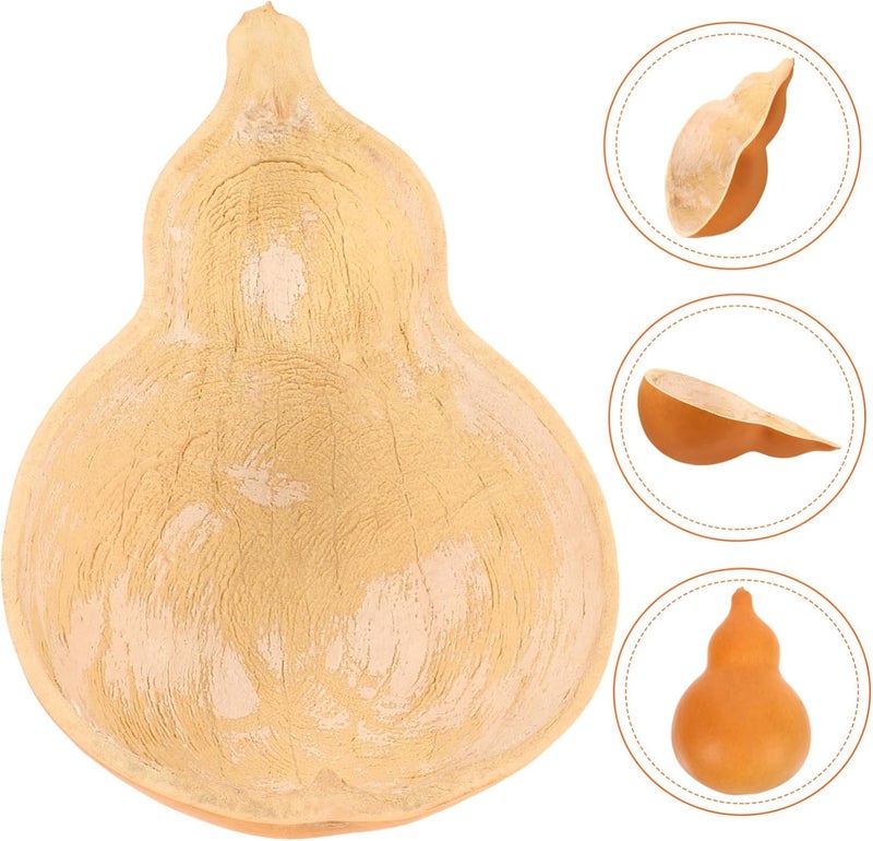 Chinese Gourd Water Scoop Multi-use Ladle for Kitchen Bath Hair Washing Non-slip Handle Natural Decor Molding - Image 5