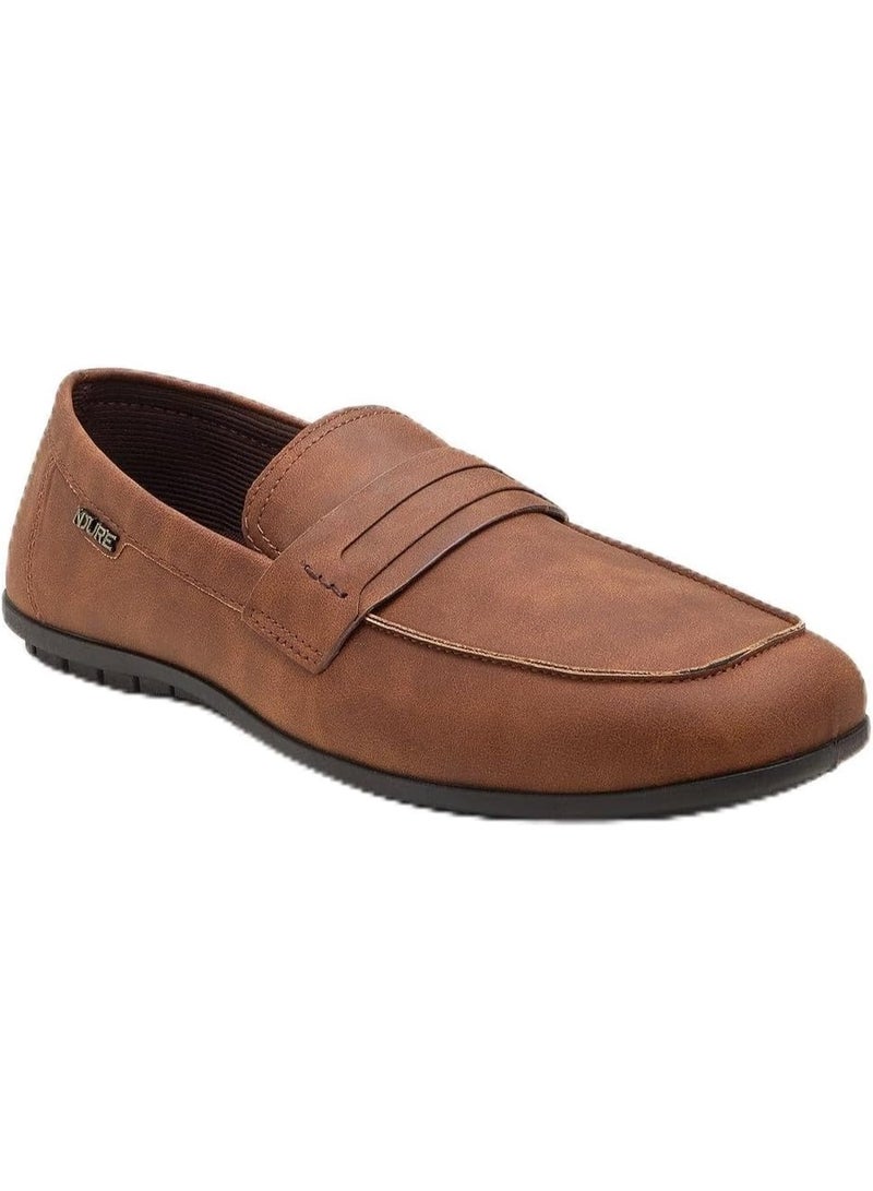 نديور حذاء رجالي بدون كعب من الجلد من إندور، سهل الارتداء، مريح، خفيف الوزن، مناسب للمشي، مقاوم للانزلاق - Image 1