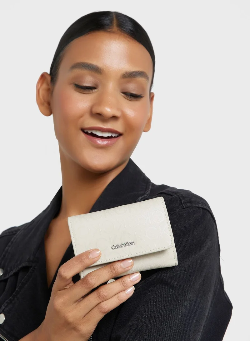 CALVIN KLEIN Monogram Small Wallet