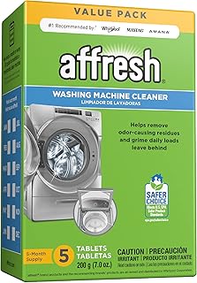 Affresh Washing Machine Cleaner, Cleans Front Load and Top Load Washers, Including HE, 5 Tablets - Image 1