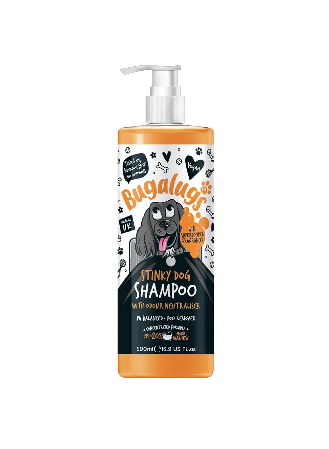 Bugalugs Stinky Dog Shampoo 500ml (16.9 Fl Oz)