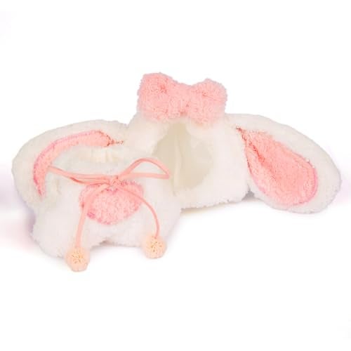 CHICHO Plush Doll Clothes for Labubu - Cute Animal 17cm Doll Clothing, Premium Doll Accessories Clothes for Collectors or Display - Kawaii Big Eared Bunny Costume (No Dolls) - Image 2