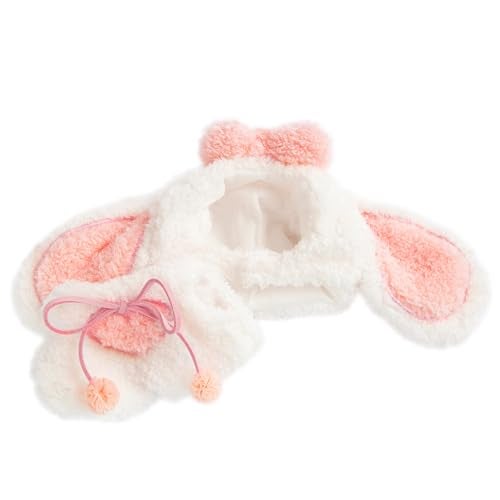 CHICHO Plush Doll Clothes for Labubu - Cute Animal 17cm Doll Clothing, Premium Doll Accessories Clothes for Collectors or Display - Kawaii Big Eared Bunny Costume (No Dolls) - Image 4