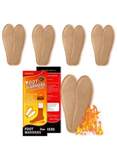 FLOWING SänHahn Insole Foot Warmers - Long Lasting Safe Natural Odorless Air Activated Warmers - Up To 9 Hours Of Heat - 5 Pair  - Image 1