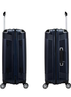 eminent Hard Case Travel Bag Medium Luggage Trolley Polycarbonate Lightweight Suitcase 4 Quiet Double Spinner Wheels With Tsa Lock KK10 Night Blue  - Image 3