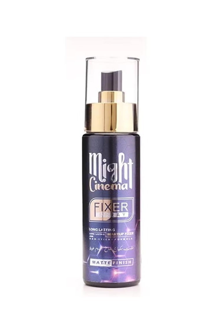 Might Cinema Make Up Fixer Spray Long Lasting & Non Sticky Formula Clear