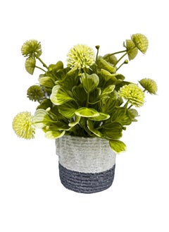 Decorative Artificial Flowers Potted in Stone Pot Lifelike Blooms for Home Office Living Room Décor and Gifting Yellow (19x14x9cm) - pzsku/Z368D7F91348B5E5A2223Z/45/_/1734280083/aa3868e5-cc9e-46fd-a9a8-91a19dd952b8