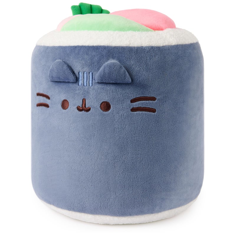 GUND Pusheen Bento Sushi Roll Plush, Squishy Toy, Collectible Plush Toy, Food Plushies, Stuffed Animal for Ages 8 and Up, Blue, 11â€ - Image 4