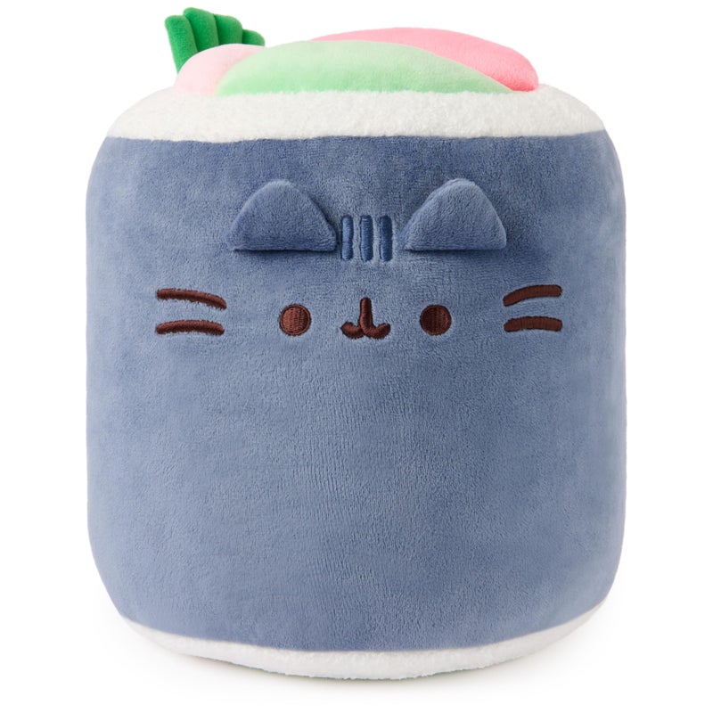 GUND Pusheen Bento Sushi Roll Plush, Squishy Toy, Collectible Plush Toy, Food Plushies, Stuffed Animal for Ages 8 and Up, Blue, 11â€ - Image 1