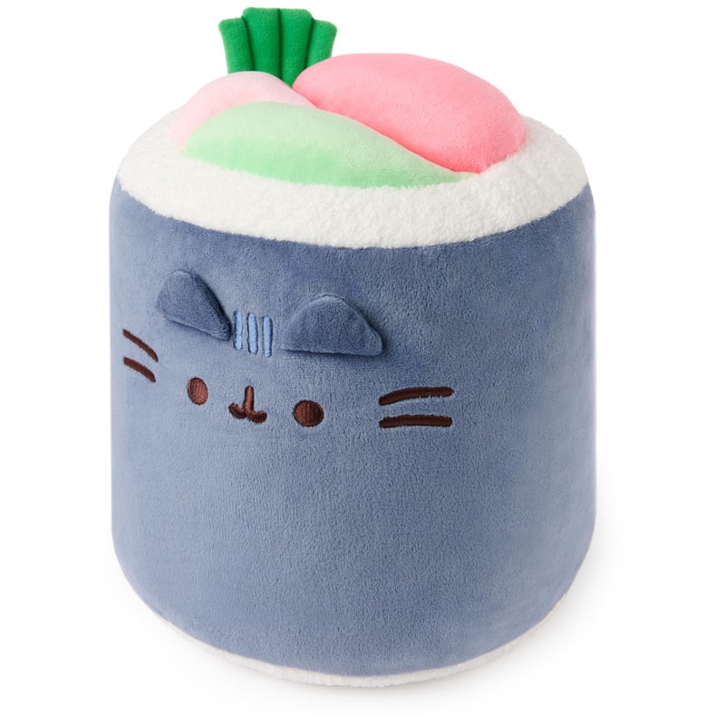 GUND Pusheen Bento Sushi Roll Plush, Squishy Toy, Collectible Plush Toy, Food Plushies, Stuffed Animal for Ages 8 and Up, Blue, 11â€ - Image 3