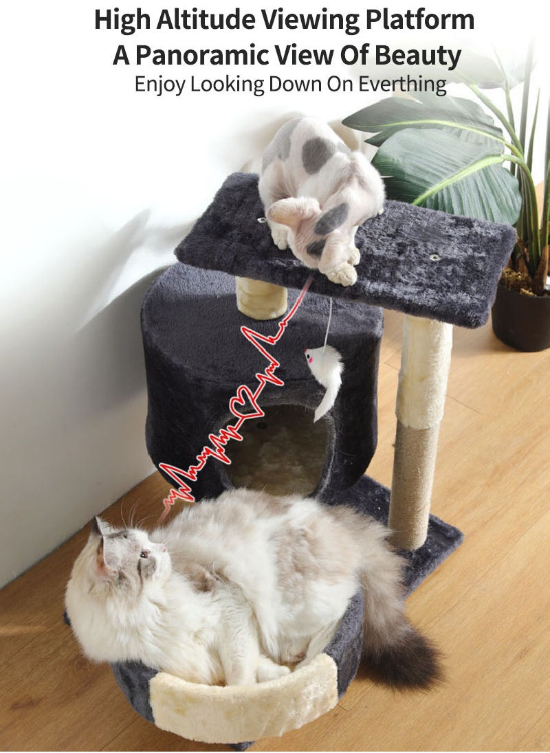 Kidle - Cat Tree Cat Grab Board Toy Vertical Cat Grab Post Practical Sisal Cat Climbing Frame 50x35x54 Cm - Image 1