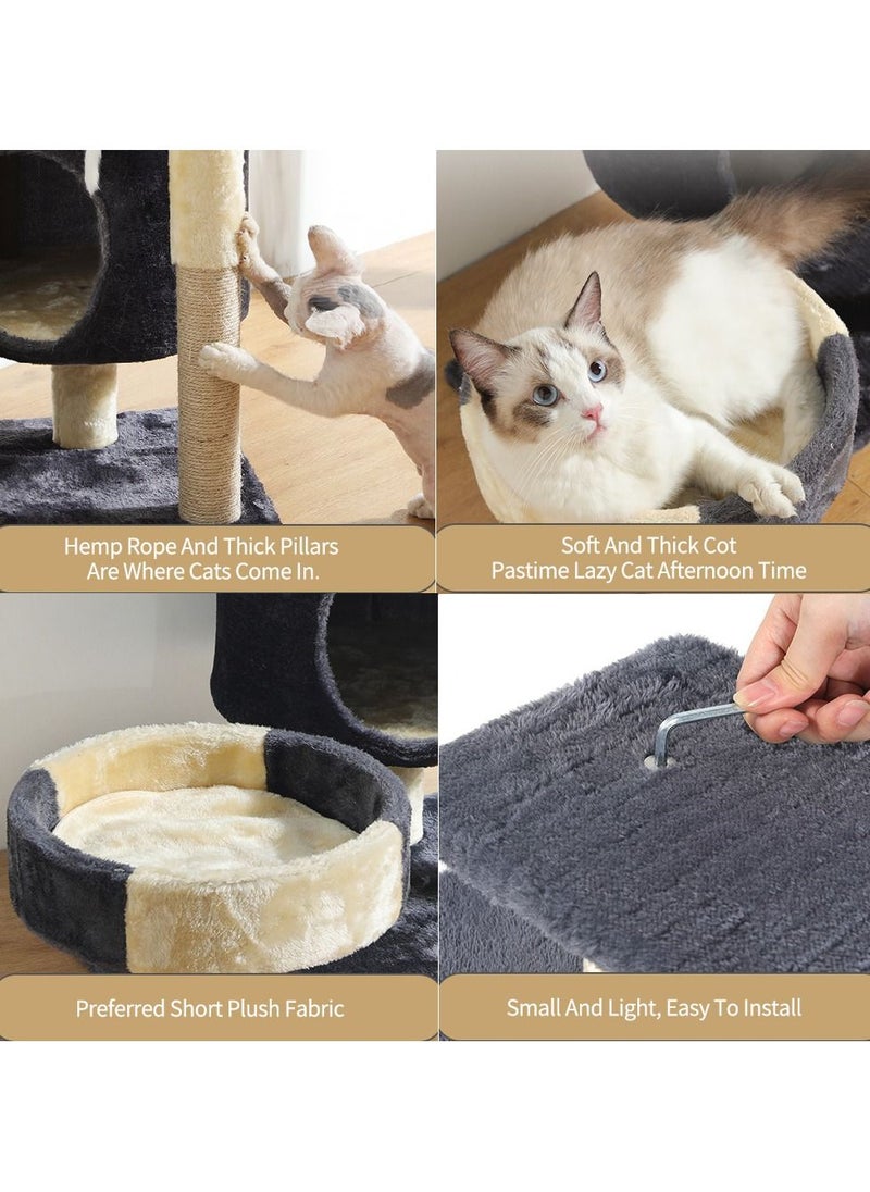 Kidle - Cat Tree Cat Grab Board Toy Vertical Cat Grab Post Practical Sisal Cat Climbing Frame 50x35x54 Cm - Image 1