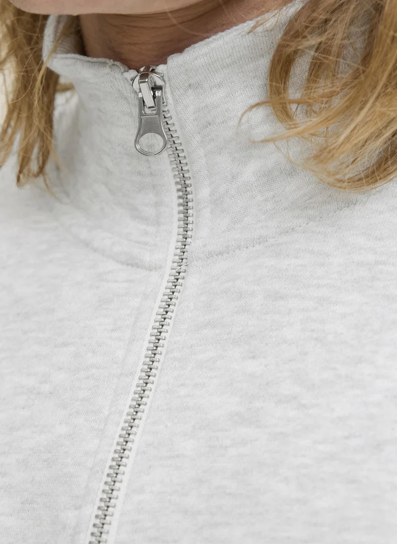 JACK & JONES  Embellished Half Zip Up Sweatshirt for Men | Best Price UAE