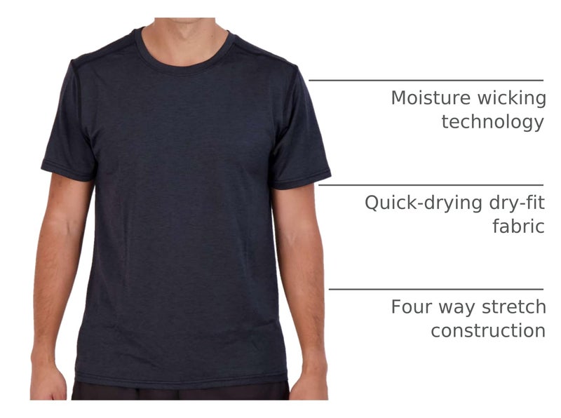 REALESSENTIALS Real Essentials 5 Pack: Menâ€™s Short Sleeve Dry Fit T-Shirts â€“ Moisture Wicking Athletic Workout Gym Fitness Casual Tees, Set 10, 3X-Large - Image 4