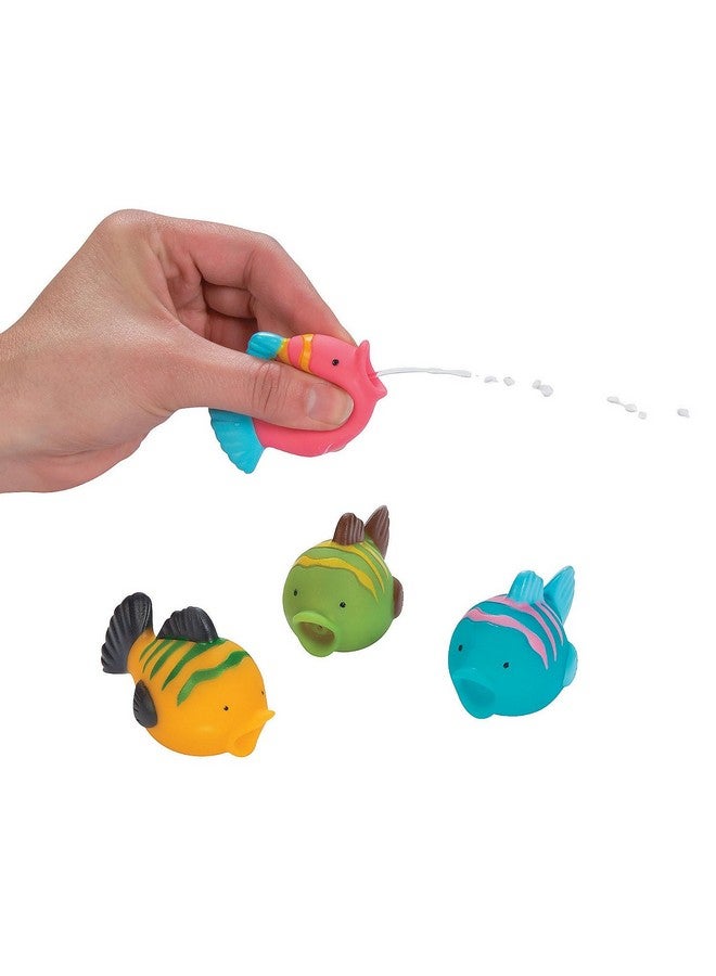 Fun Express Fish Squirt Toys, Bulk Set of 12 - Pool and Bath Toys and Party Favors - VBS Vacation Bible School Supplies/Decor - Image 1