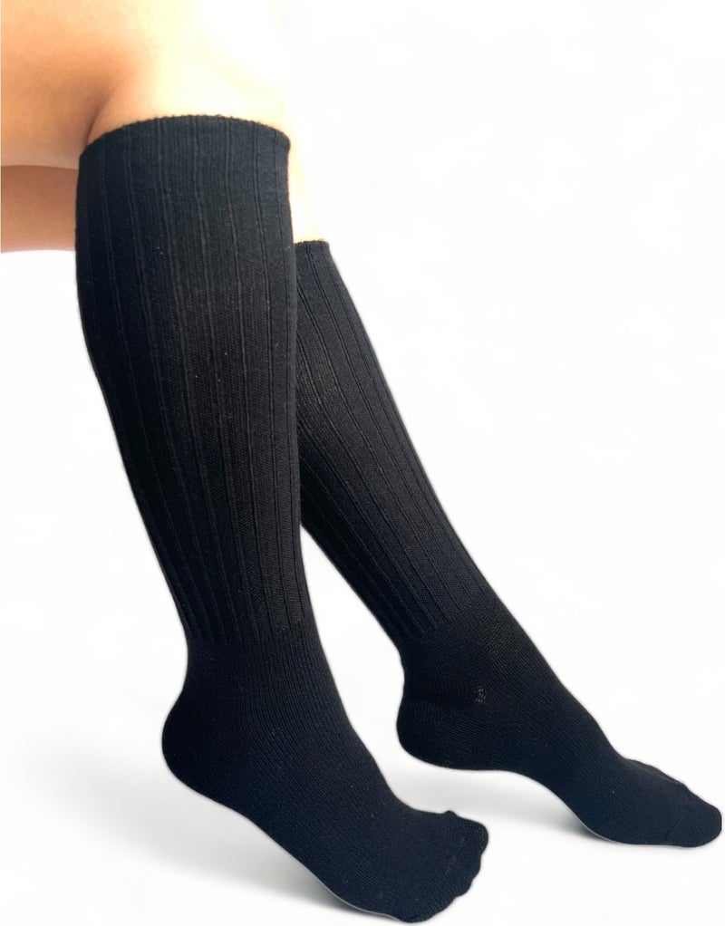 Ciho Socks 4 Pairs Below Knee Winter Women's Wool Sleeping Socks Soft Touch - Image 4