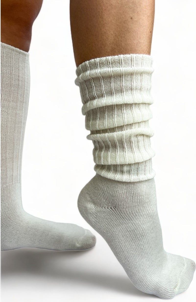 Ciho Socks 4 Pairs Below Knee Winter Women's Wool Sleeping Socks Soft Touch - Image 5