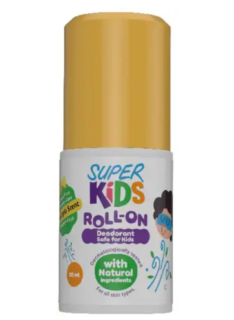 SUPER KIDS Roll-On Deodorant Pineapple Scent - 30 Ml
