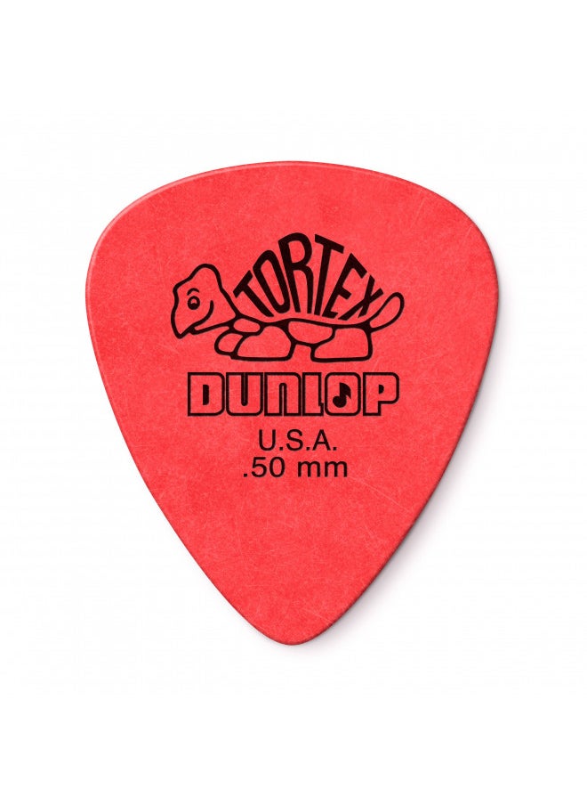 JIM DUNLOP Jim Dunlop Standard .50mm Red Guitar Pick, 12 Pack  - Image 1