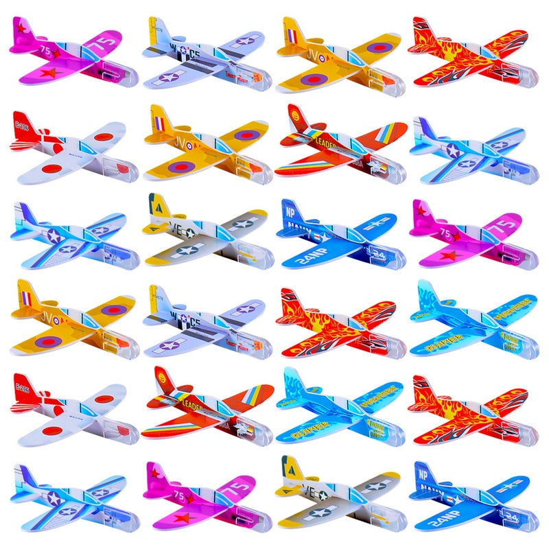 XIPEGPA 60 PCS Glider Planes Bulk Airplane Gliders Toy for Kids Paper Airplane Toys Set for Birthday Party Favor Goodie Bag Stuffers Classroom Prizes Boys and Girls - Image 3