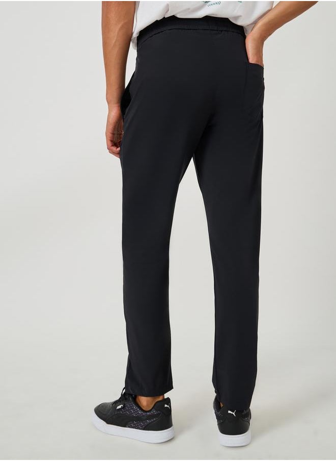 Fort Collins Solid Drawstring Waist Regular Fit Pants  - Image 4