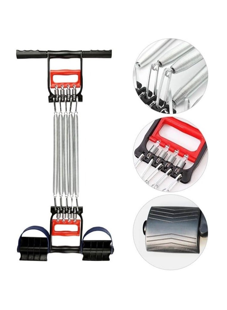 SportQ 3 in 1 Multi-Functional Chest Expander for Men and Women, Including Hand Arm Exerciser, Flexible Foot Pedal, Sit-Up Exerciser, Pull Rope, Professional Chest Exerciser for Men - Image 3