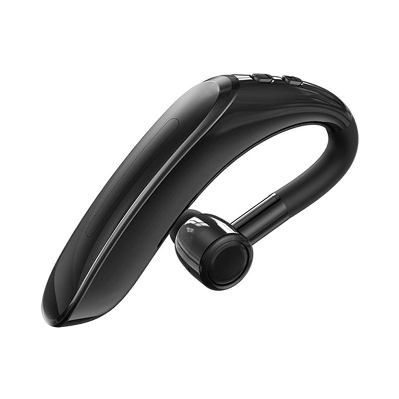 BT5.0 Earpiece: Black Soft Rotatable Earhook - CVC Noise Reduction Business Headset for Office Workouts Daily Calls - Image 1