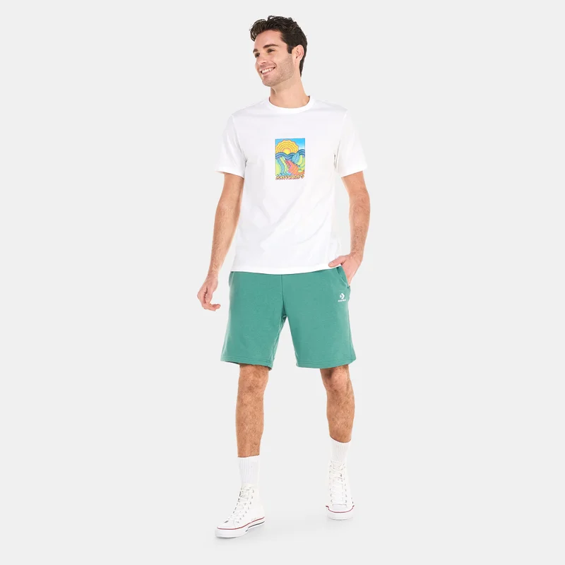 CONVERSE Embroidered Chevron Shorts