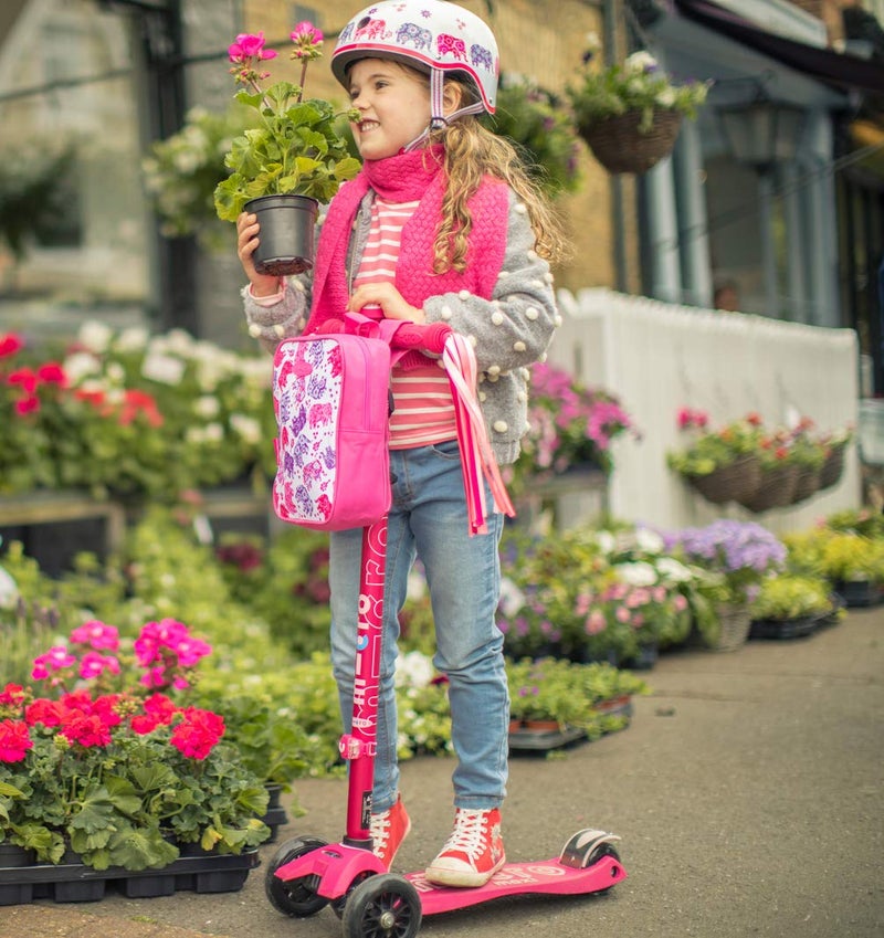 Micro Kickboard - Maxi Deluxe 3-Wheeled, Lean-to-Steer, Swiss-Designed Micro Scooter for Kids, Ages 5-12 (Pink) - Image 4