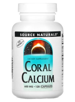 SOURCE NATURALS Coral Calcium 600 mg 120 Capsules 