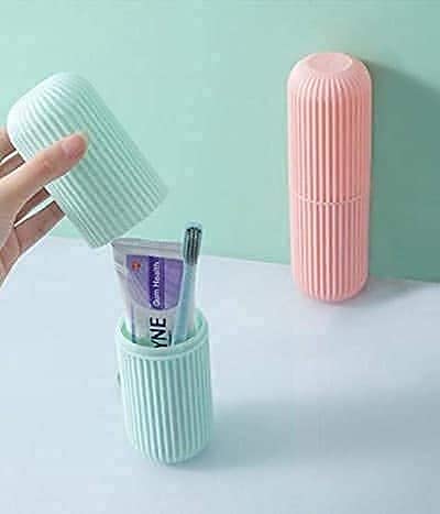 Raxon Innovation Travel Toothbrush and Toothpaste Case Holder - Portable Storage for Toothbrush | Plastic Toothbrush Holder for Travel (Multi-Holder) (Pack of 2) - Image 2