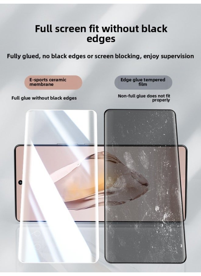 Generic - For One Plus 13 Tempered Film 12ace3 One Plus Ace2pro One Plus 11 Mobile Phone Ace5oppo10pro9-Colour:Curved Surface Explosion-proof Tempered Film★1 Piece Of Blu-ray [unlock With Ultrasound In Seconds]★Top Explosion-proof★Smooth Feel] Free Artifact + Compensation For Damaged Stickers-Size:Oneplus 8 Pro - Image 1