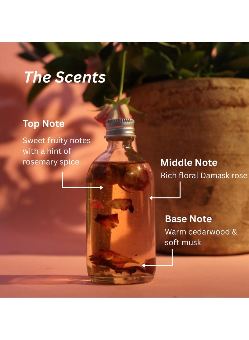 TOUN28 Damask St. Rosé Body Oil, Calming Rose, Cedarwood & Musk Scent, Fast-Absorbing & Non-Greasy, Vegan Formula, Korean Body Care for All Skin Types, 100ml - Image 3