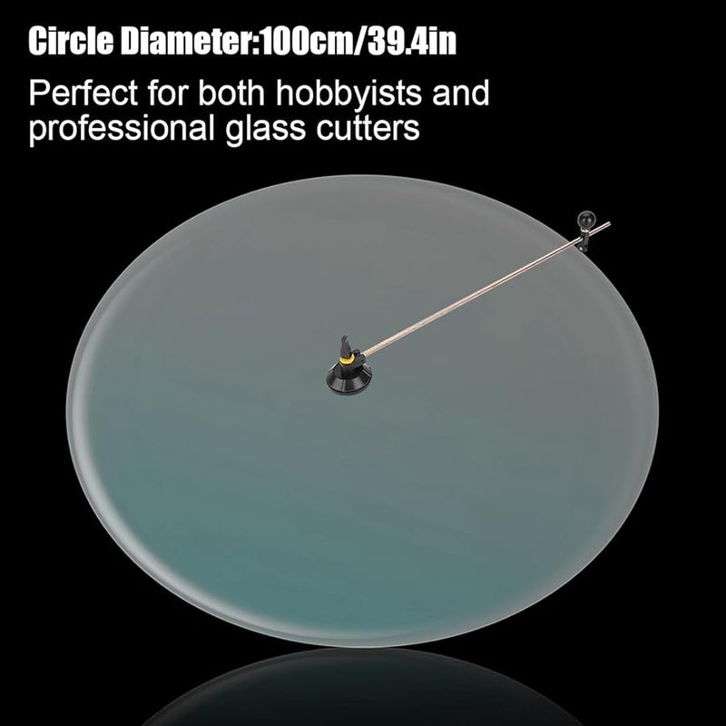 Adjustable Glass Circle Cutter Tool with Suction Cup Max 100cm Round Diameter - Image 4