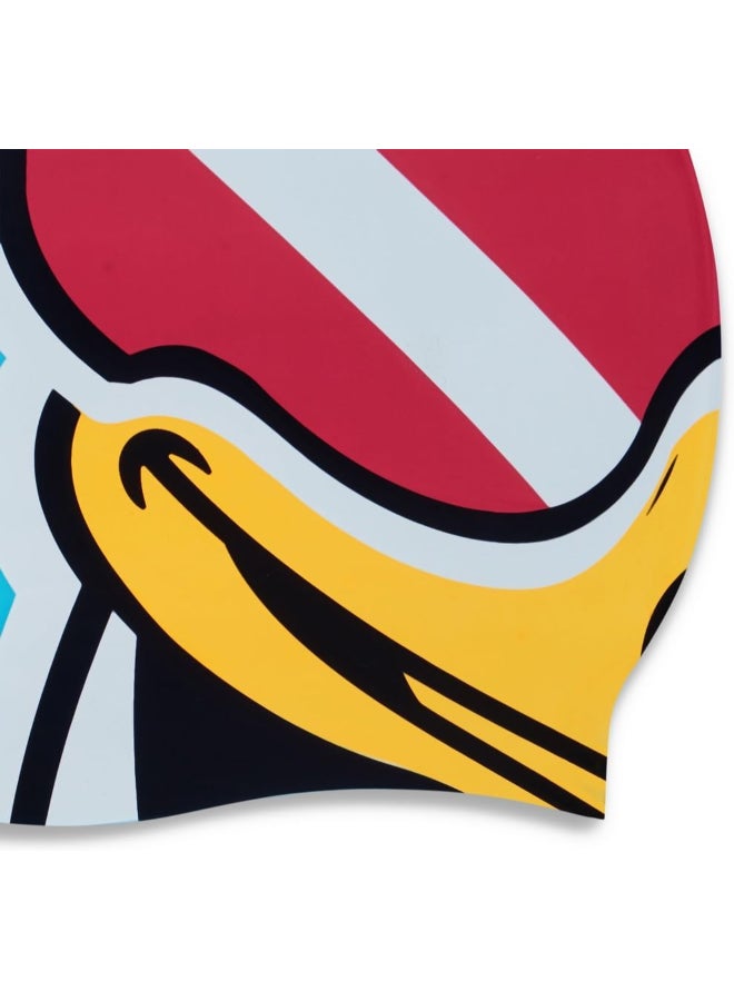 Speedo Printed Character Swim Cap - Chima Kira Azure - Image 3