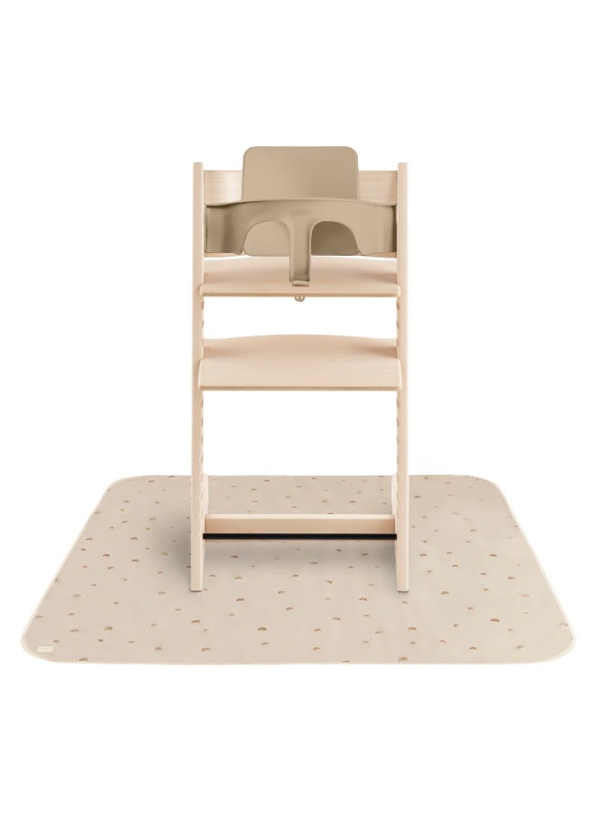 mushie ​​Mushie Splat Mat​ Beige (Rainbow Design) - Image 1