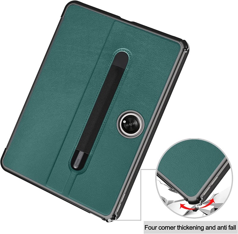 MOCA Tri-Fold Flip Case Cover Compatible with for OnePlus Pad 11.61 inch 2023 with Pencil Pocket, Auto Wake/Sleep Folio Stand (Dark Green) - Image 3