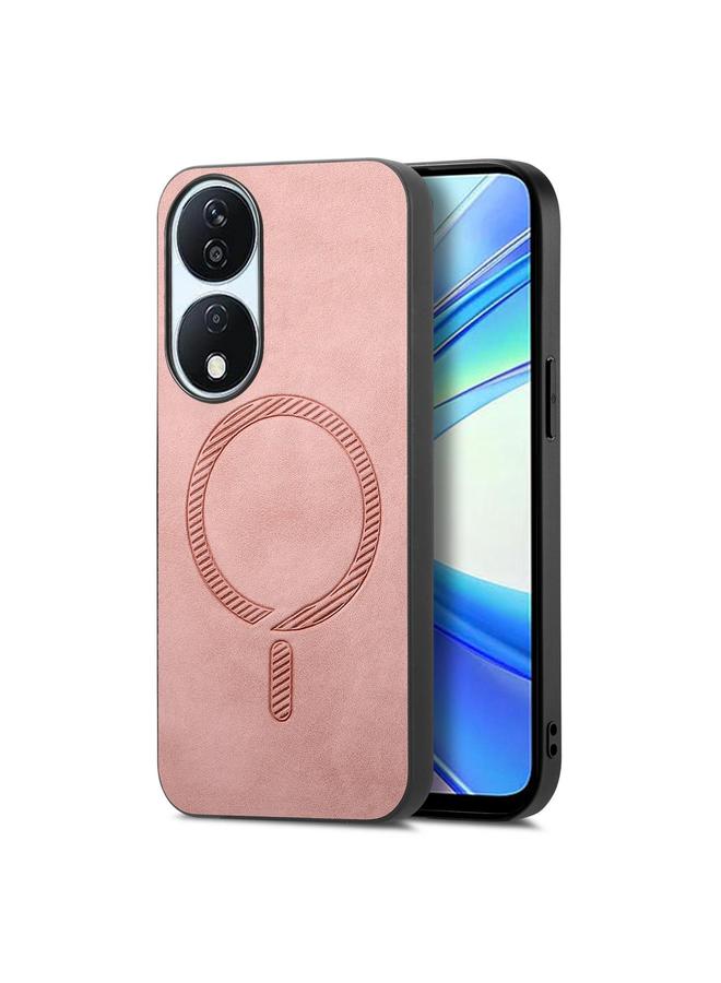 اس-توب جراب هاتف Honor X7b Retro Magsafe بغطاء خلفي مغناطيسي من البولي يوريثان - Image 1