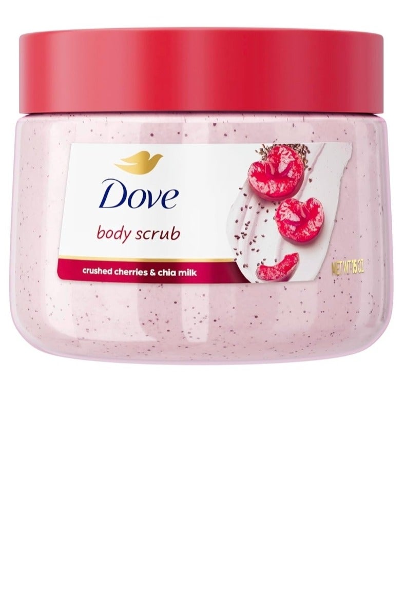 Dove  body scrubcrushed& chia milk NETWT15 OZ - Image 1