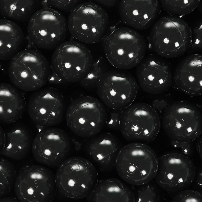 PlayMaty Play Ball Pool Pit Balls 236inches PhthalateBPA Free Plastic Ocean Transparent Balls for Kids Toddlers and Babys for Playhouse Play Tent Playpen Pool Party Decoration Pack of 70 White - Image 2