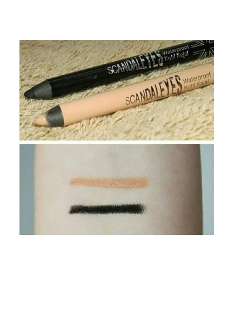 Generic Black and beige waterproof eyeliner kit  - Image 2