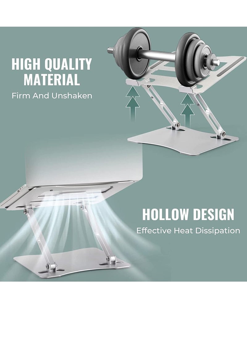 Laptop Stand，Foldable Height Lift Laptop Stand,Heat Dissipation,Ergonomic Design,Compatible with MacBook Air/Pro Dell HP XPS Lenovo - Image 4