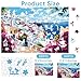 Mys Aurora Scenery Puzzles for Adults Santorini Wooden Puzzles 200 Pieces Unique Shaped Jigsaw Puzzle Birthday Gift Challenging Family Game for Kids and Adults 126 86 inch - Image 4